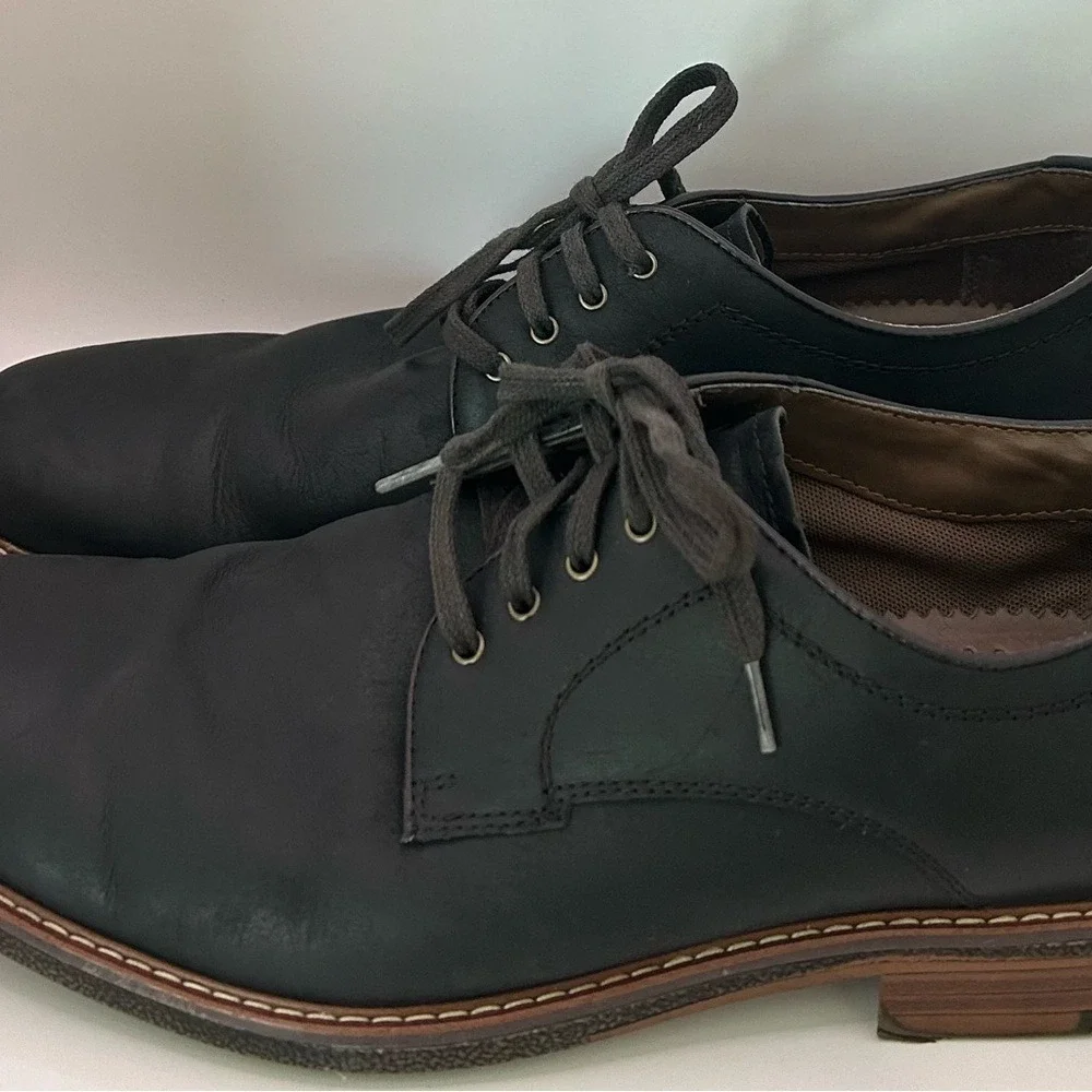 Chaps Casual Lace Up Shoes - Black/Brown, Size 11.5M